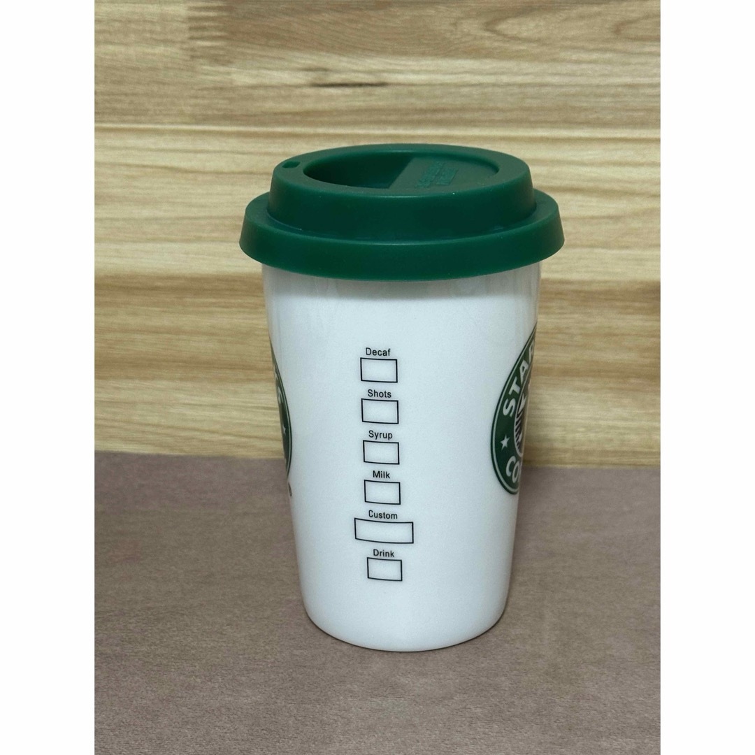 Starbucks(スターバックス)のスタバ　旧ロゴの紙コップデザイン 陶器製タンブラー インテリア/住まい/日用品のキッチン/食器(タンブラー)の商品写真