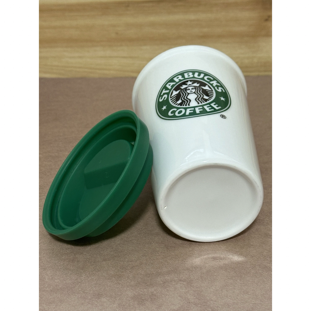 Starbucks(スターバックス)のスタバ　旧ロゴの紙コップデザイン 陶器製タンブラー インテリア/住まい/日用品のキッチン/食器(タンブラー)の商品写真