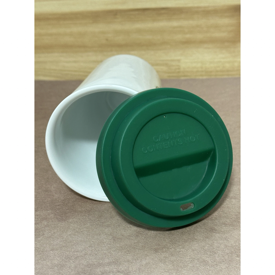 Starbucks(スターバックス)のスタバ　旧ロゴの紙コップデザイン 陶器製タンブラー インテリア/住まい/日用品のキッチン/食器(タンブラー)の商品写真