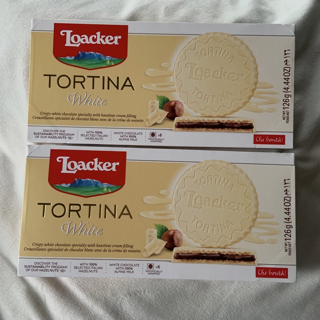 loacker ローカー　トルティーナ　ホワイト　2箱(12個) 食品/飲料/酒の食品(菓子/デザート)の商品写真