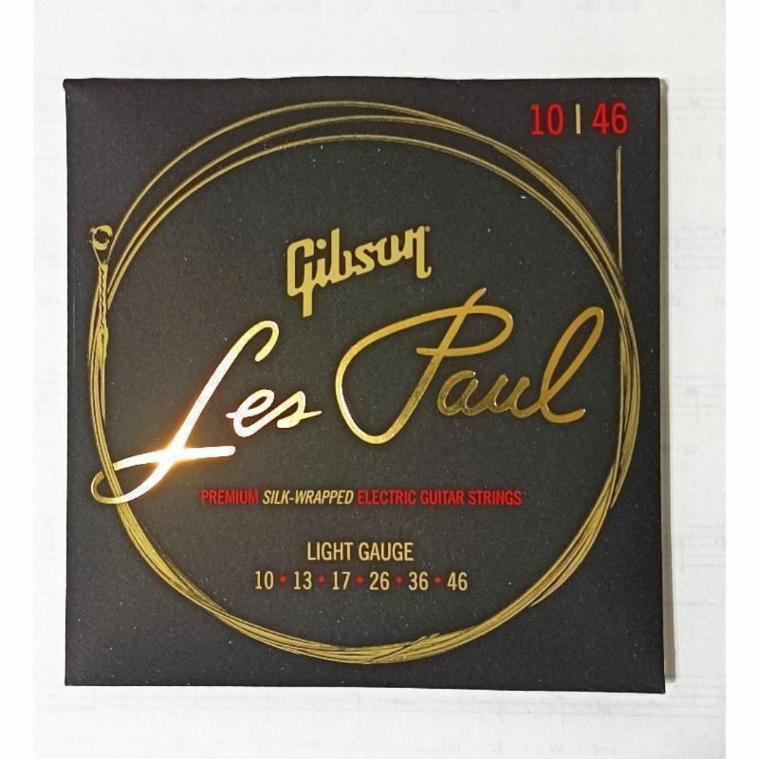 Gibson SEG-LES10 Les Paul ギター弦 0010-046 楽器のギター(エレキギター)の商品写真