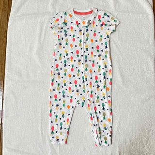 ベビーギャップ(babyGAP)のbabyGap(ベビーギャップ)パイナップル柄　ロンパース　カバーオール60cm(カバーオール)