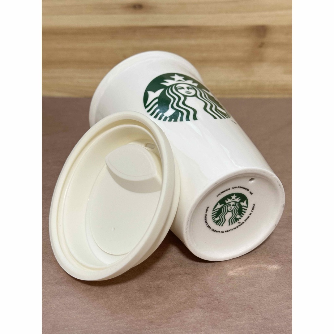 Starbucks(スターバックス)のスタバ　紙コップデザイン陶器製タンブラー インテリア/住まい/日用品のキッチン/食器(タンブラー)の商品写真
