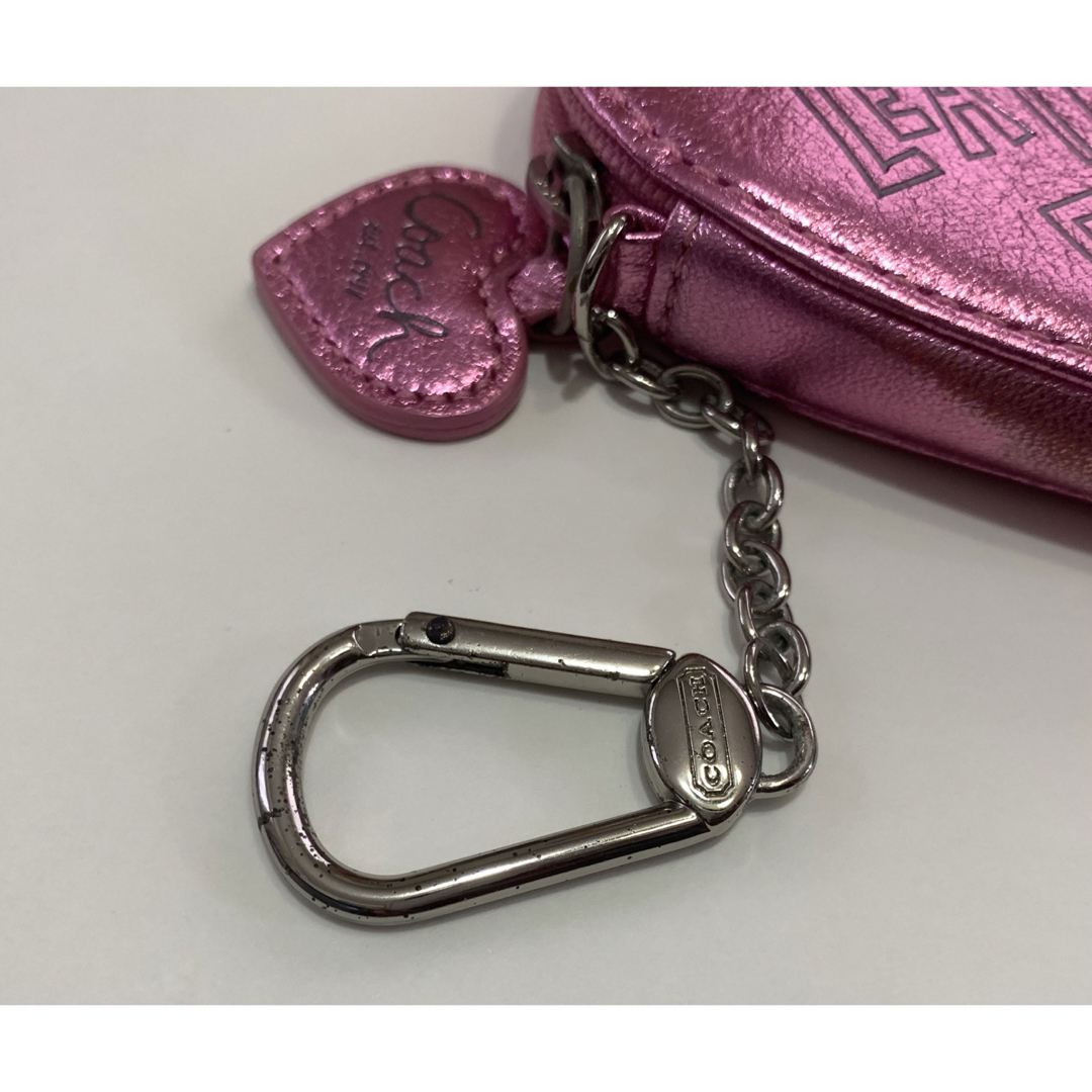 COACH(コーチ)のCOACH コインケース ハート ピンク レディースのファッション小物(コインケース)の商品写真