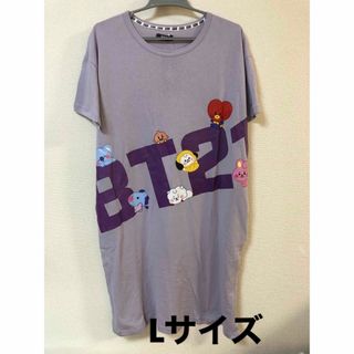 BT21 - BTS BT21 ルームウェア パジャマ　部屋着 ワンピース  Tシャツ　L