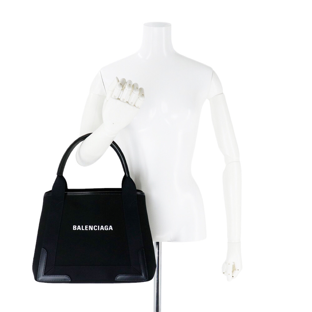 Balenciaga(バレンシアガ)のバレンシアガ バッグ ネイビーカバス S ナチュラル ひょう柄 トート コットン レディースのバッグ(トートバッグ)の商品写真