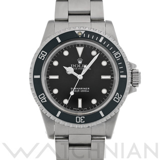 ロレックス(ROLEX)の中古 ロレックス ROLEX 5513 L番(1988年頃製造) ブラック メンズ 腕時計(腕時計(アナログ))
