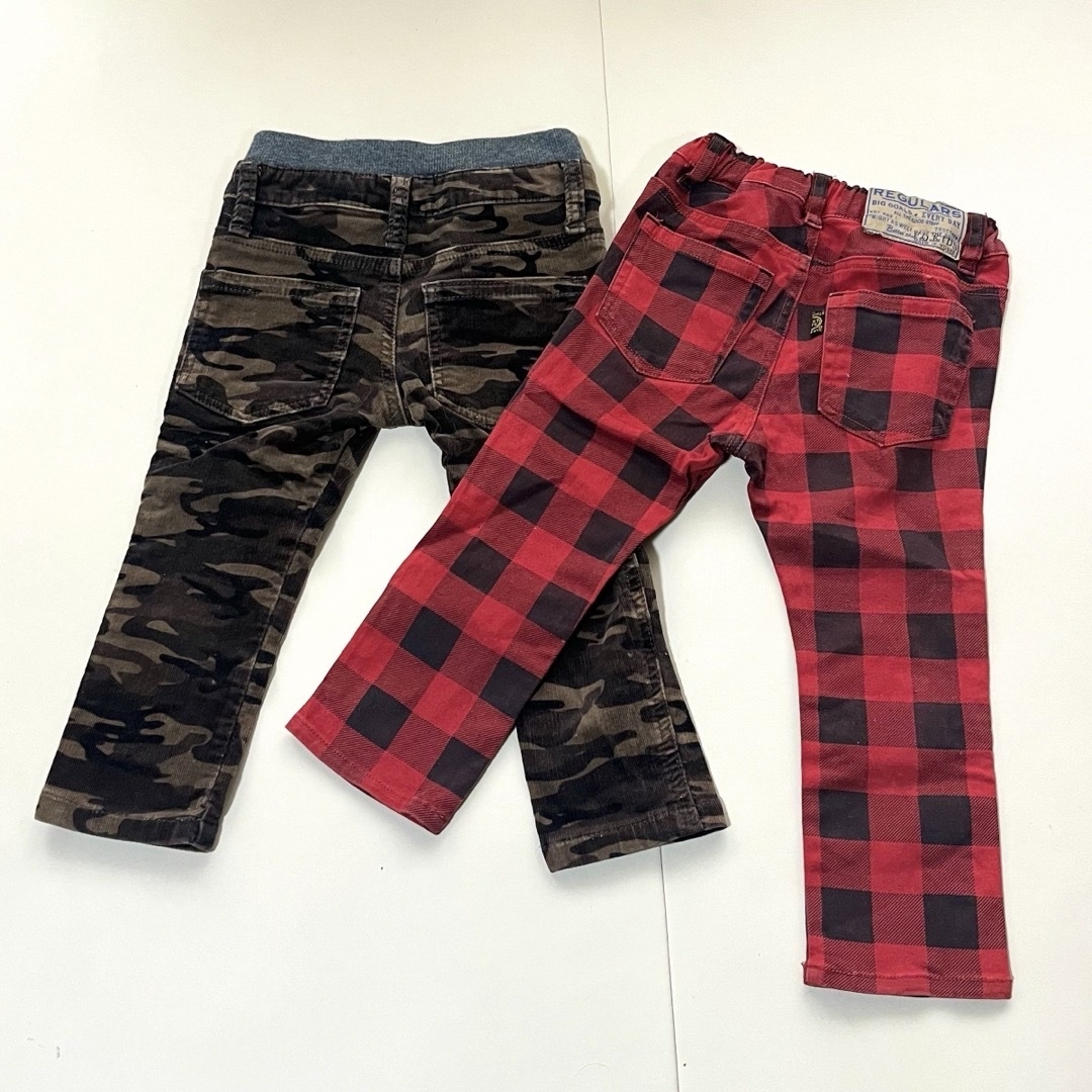 F.O.KIDS(エフオーキッズ)の【まとめ売り】子供服 キッズ 長ズボン パンツ セット 10分丈 90cm 90 キッズ/ベビー/マタニティのキッズ服男の子用(90cm~)(パンツ/スパッツ)の商品写真