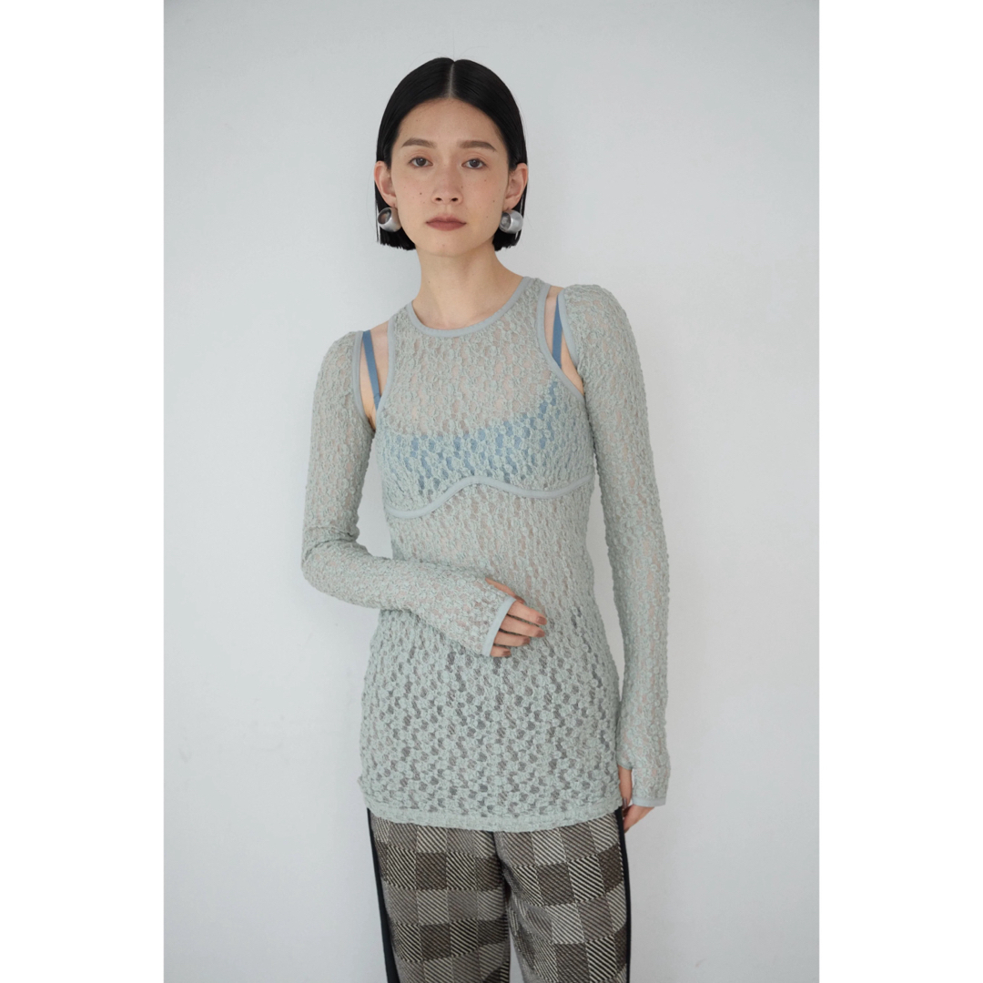 TODAYFUL(トゥデイフル)のmediam Stretch Lace Tops & Sleeve レディースのトップス(カットソー(長袖/七分))の商品写真