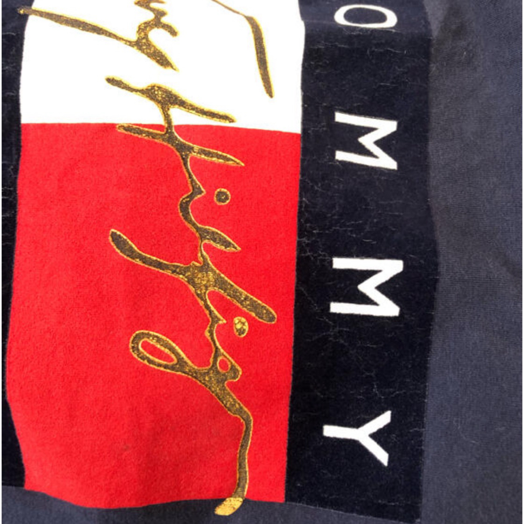 TOMMY HILFIGER(トミーヒルフィガー)の【レア】Tommy Hilfiger x UO コラボ♡クロップ丈トップスL レディースのトップス(Tシャツ(半袖/袖なし))の商品写真