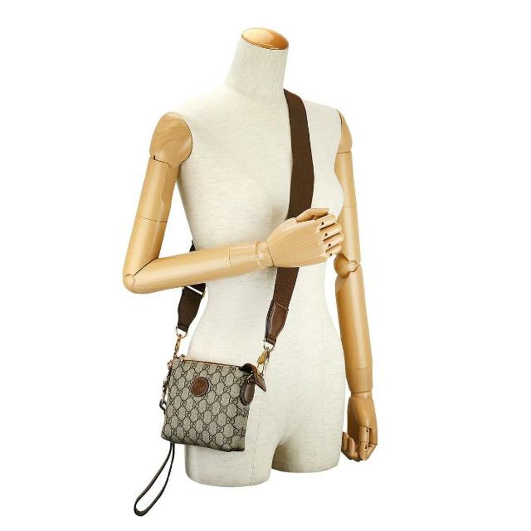 Gucci(グッチ)の新品 グッチ GUCCI ショルダーバッグ インターロッキングG ベージュ/エボニー レディースのバッグ(ショルダーバッグ)の商品写真