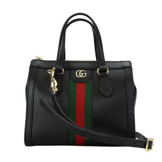 グッチ(Gucci)の新品 グッチ GUCCI ハンドバッグ オフィディア ブラック(ハンドバッグ)