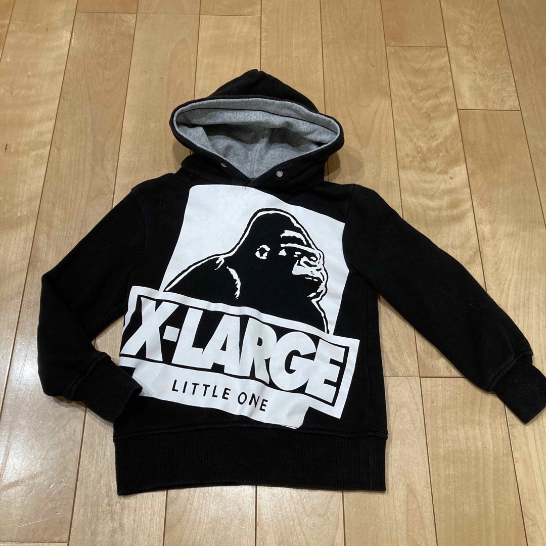 XLARGE(エクストララージ)のX-LARGE KIDS フード付き　トレーナー　キッズ　男の子　110㎝ キッズ/ベビー/マタニティのキッズ服男の子用(90cm~)(その他)の商品写真