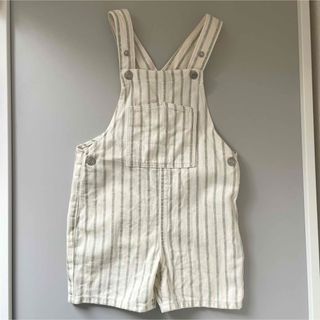 ZARA KIDS - ZARA KIDS ストライプ　オーバーオール