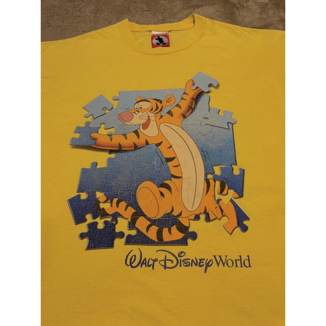 Disney(ディズニー)の90s USA製　 ディズニー　 Winnie The Pooh Tigger メンズのトップス(Tシャツ/カットソー(半袖/袖なし))の商品写真