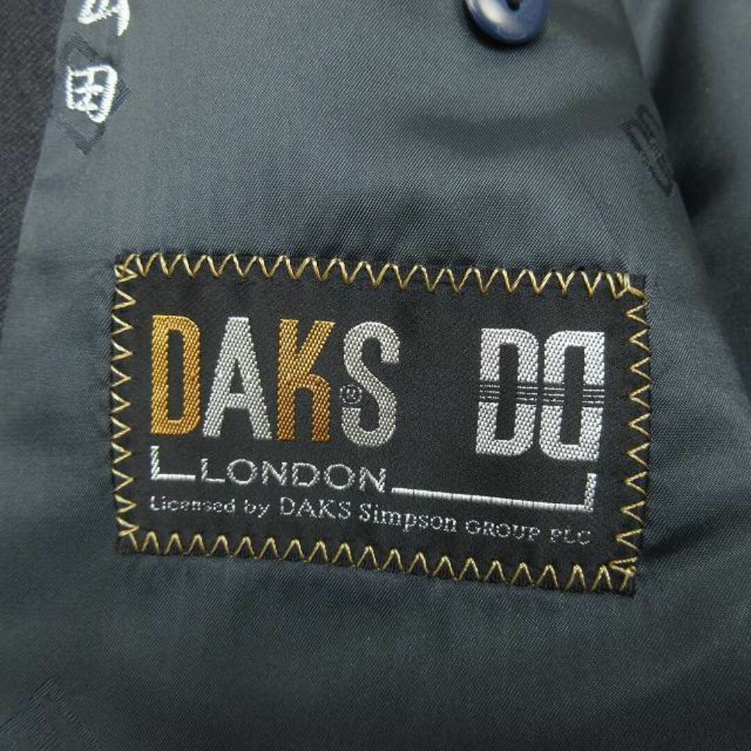 DAKS(ダックス)のダックス DAKS 紺ブレ ダブル テーラード ジャケット ブレザー 金ボタン メンズのジャケット/アウター(テーラードジャケット)の商品写真