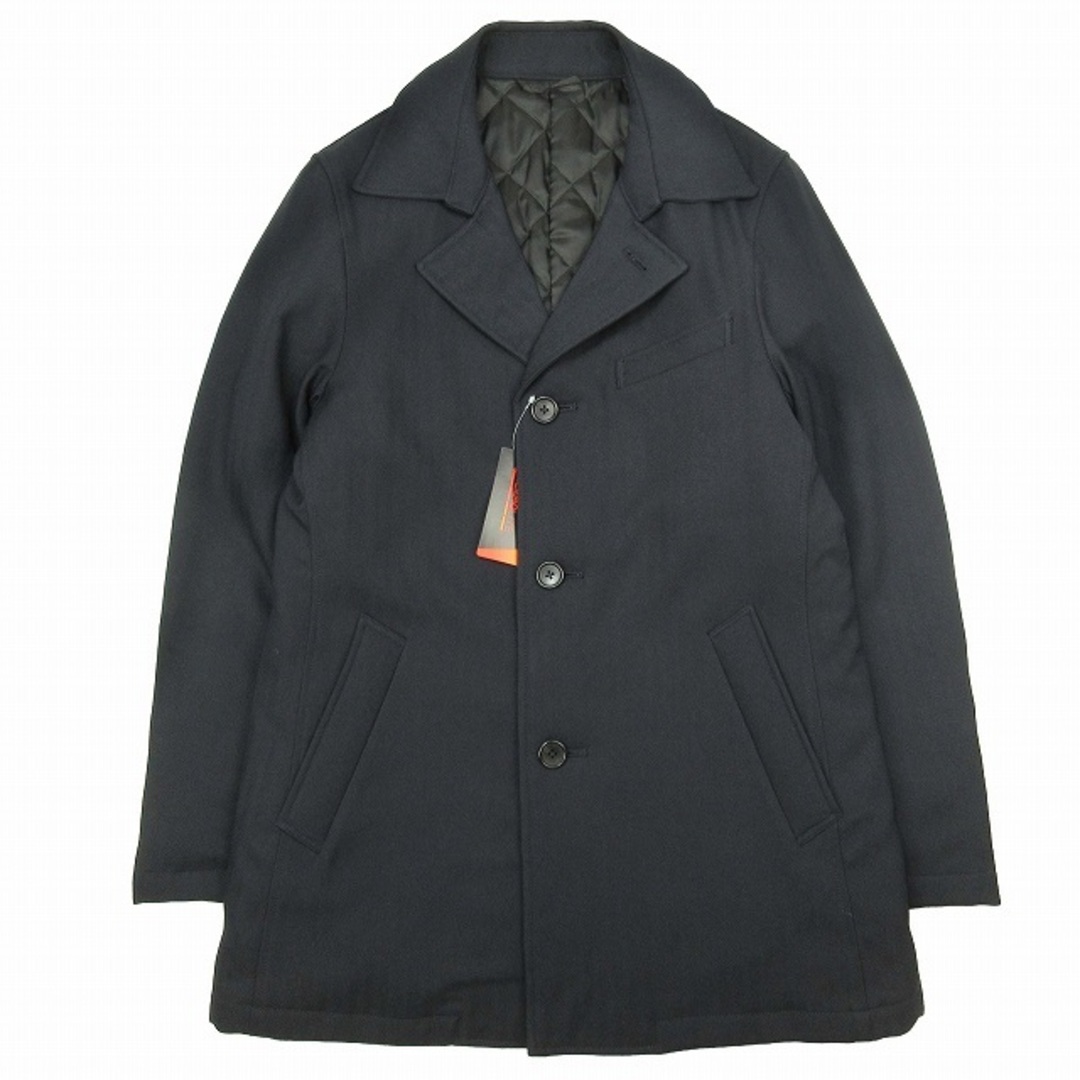 COMME CA MEN(コムサメン)のコムサメン COMME CA MEN ヘリンボーン 中綿 ステンカラー コート メンズのジャケット/アウター(ステンカラーコート)の商品写真