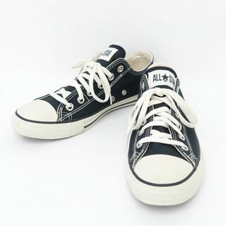 コンバース(CONVERSE)のCONVERSE / コンバース ◆スニーカー/LP ウォッシュアウト スリップ OX/ブラック/23.5cm 1CK761 【レディース/ガールズ/LADY/女性/婦人】【靴/クツ/シューズ/SHOES】 レディースファッション【中古】 [0220484831](スニーカー)