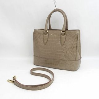 マックスマーラ(Max Mara)のMax Mara / マックスマーラ ◆2wayバッグ/牛革/クロコ型押し 14-51-61347 【バッグ/バック/BAG/鞄/カバン】 レディースファッション【中古】 [0220485024](トートバッグ)