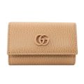 新品 グッチ GUCCI キーケース GGマーモント ローズベージュ