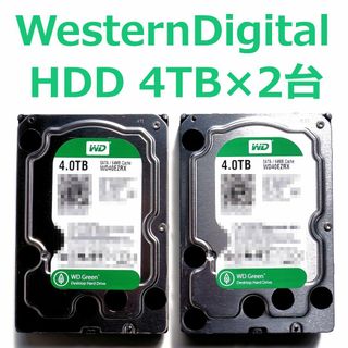 Western Digital - WesternDigital ウエスタンデジタル 4TB 2台セット 合計8TB