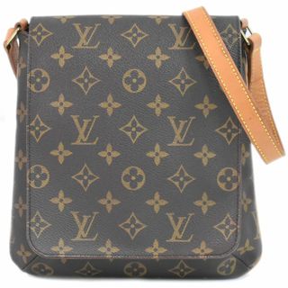 ルイヴィトン(LOUIS VUITTON)の本物 ルイヴィトン LOUIS VUITTON LV ミュゼット サルサショート モノグラム ショルダーバッグ ブラウン M51258 Musette ビトン バッグ 中古(ショルダーバッグ)