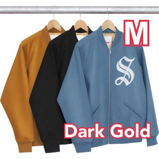 シュプリーム(Supreme)のsupreme old english zip varsity jacket M(スタジャン)