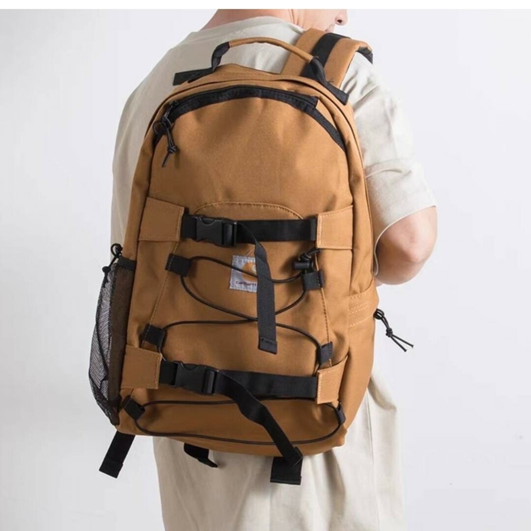 carhartt(カーハート)のfq Carhartt リュック ブラウン バックパック 男女兼用 鞄 レディースのバッグ(リュック/バックパック)の商品写真
