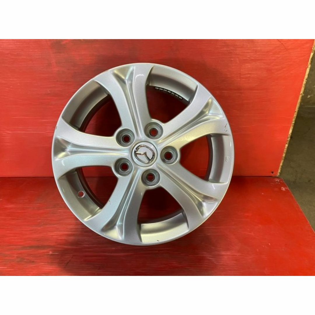 中古ホイール [15x6.0+50 114.3-5H マツダ純正] 4本SET 自動車/バイクの自動車(ホイール)の商品写真