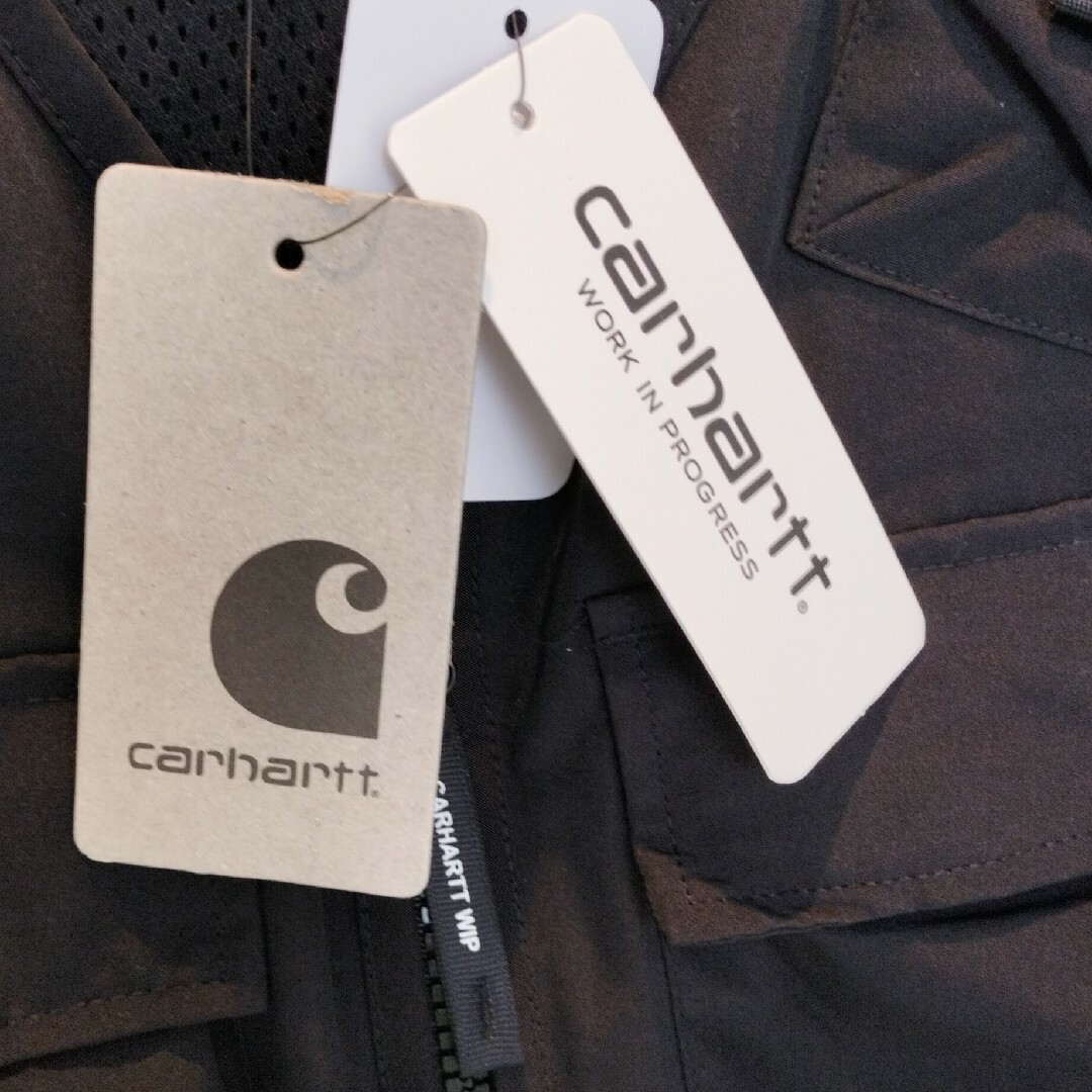 carhartt(カーハート)のvj Carhartt カーハート フィッシングベスト Lサイズ 黒 ブラック メンズのトップス(ベスト)の商品写真