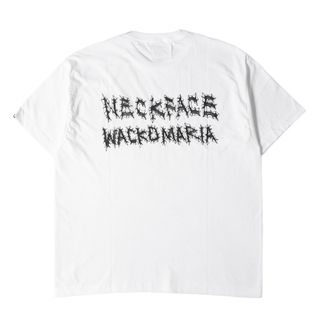 ワコマリア(WACKO MARIA)の新品 WACKO MARIA ワコマリア Tシャツ サイズ:XL 23AW 初売り NECKFACE ネックフェイス グラフィックロゴ クルーネック 半袖Tシャツ T-SHIRT ホワイト 白 トップス カットソー コラボ【メンズ】(Tシャツ/カットソー(半袖/袖なし))