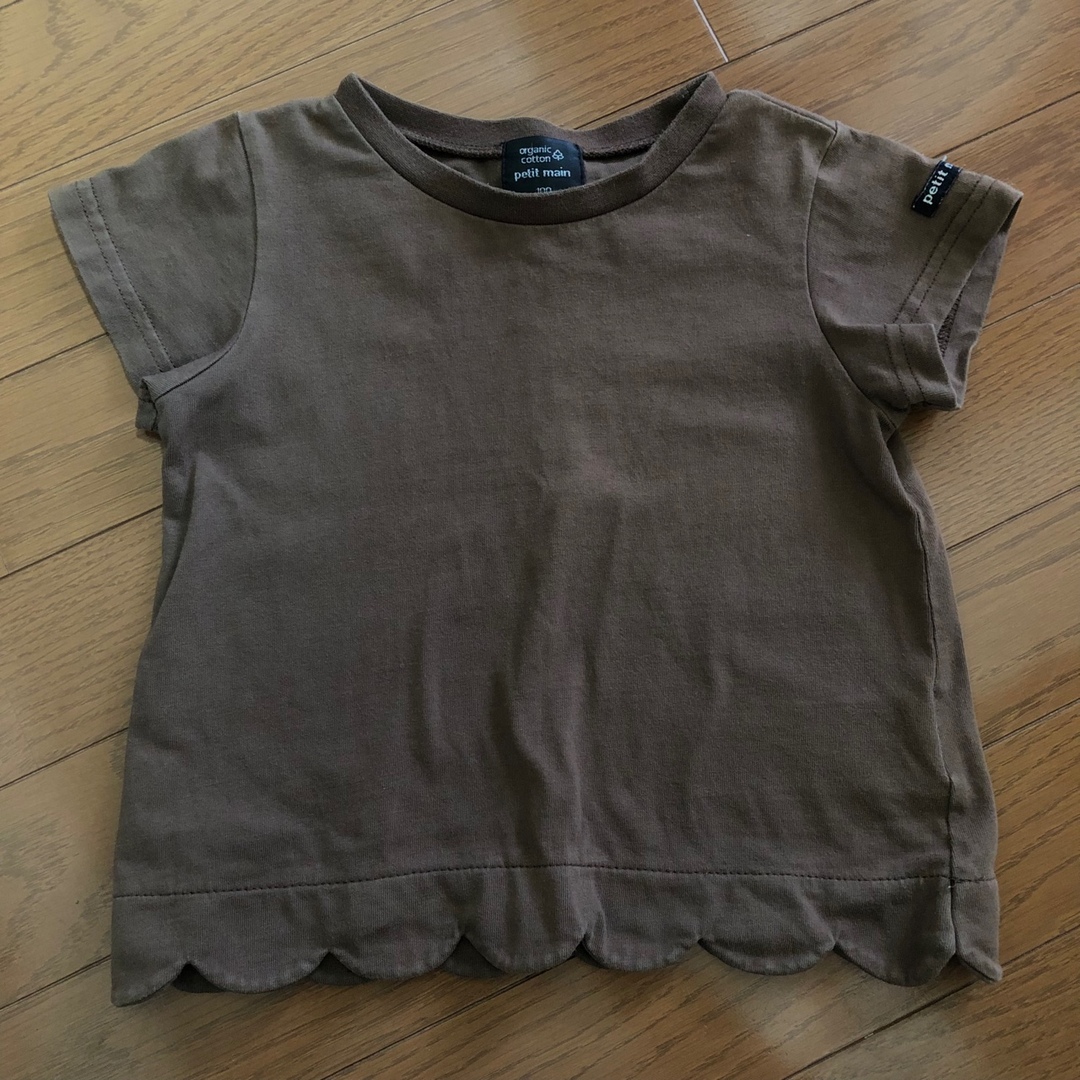 女の子　服　2点セット　100 キッズ/ベビー/マタニティのキッズ服女の子用(90cm~)(Tシャツ/カットソー)の商品写真