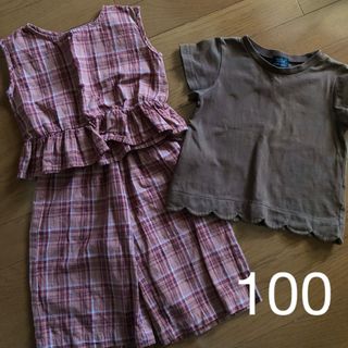 女の子　服　2点セット　100(Tシャツ/カットソー)