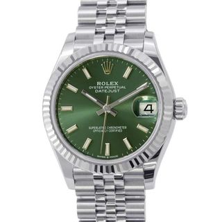 ロレックス(ROLEX)のロレックス レディ デイトジャスト 278274 ROLEX 腕時計 ミントグリーン文字盤(腕時計(アナログ))