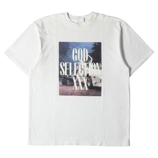 ゴッドセレクショントリプルエックス(GOD SELECTION XXX)のGOD SELECTION XXX ゴッド・セレクション・トリプルエックス Tシャツ サイズ:XL フォト グラフィック ヘビー クルーネック 半袖Tシャツ T-SHIRT ホワイト 白 トップス カットソー【メンズ】【中古】(Tシャツ/カットソー(半袖/袖なし))