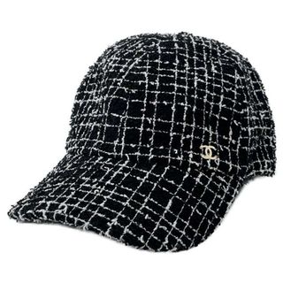 CHANEL - レア完売品CHANEL☆シャネル CCマーク ツイード キャップ CHANEL - レア完売品CHANEL☆シャネル CCマーク ツイード キャップ