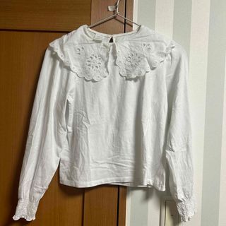 更に値下げ⭐︎ZARA size13-14白　ブラウスシャツ