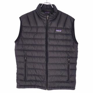 パタゴニア(patagonia)の美品 パタゴニア PATAGONIA ダウンセーター ベスト ダウンベスト ジレ ノースリーブ ジップアップ 84621 アウター メンズ S ブラック(ダウンベスト)