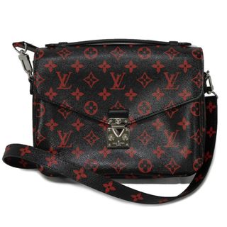 ルイヴィトン(LOUIS VUITTON)のLOUIS VUITTON ルイ・ヴィトン ポシェット メティス MM 2WAY ショルダーバッグ ブラック レッド モノグラム アンフラルージュ ハンドバッグ M41462(ハンドバッグ)