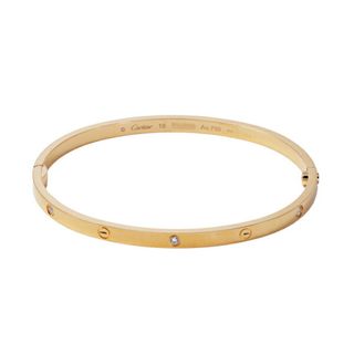 カルティエ(Cartier)のカルティエ SM ラブ K18YG イエローゴールド ブレスレット 中古(ブレスレット/バングル)