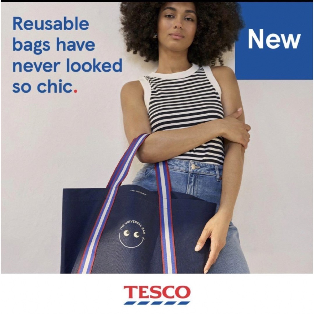 ANYA HINDMARCH(アニヤハインドマーチ)のSALE!アニヤハインドマーチx TESCO★ユニバーサルバッグ レディースのバッグ(エコバッグ)の商品写真