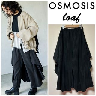 オズモーシス(OSMOSIS)のOSMOSIS losf♡ストライプレイヤードパンツ(カジュアルパンツ)