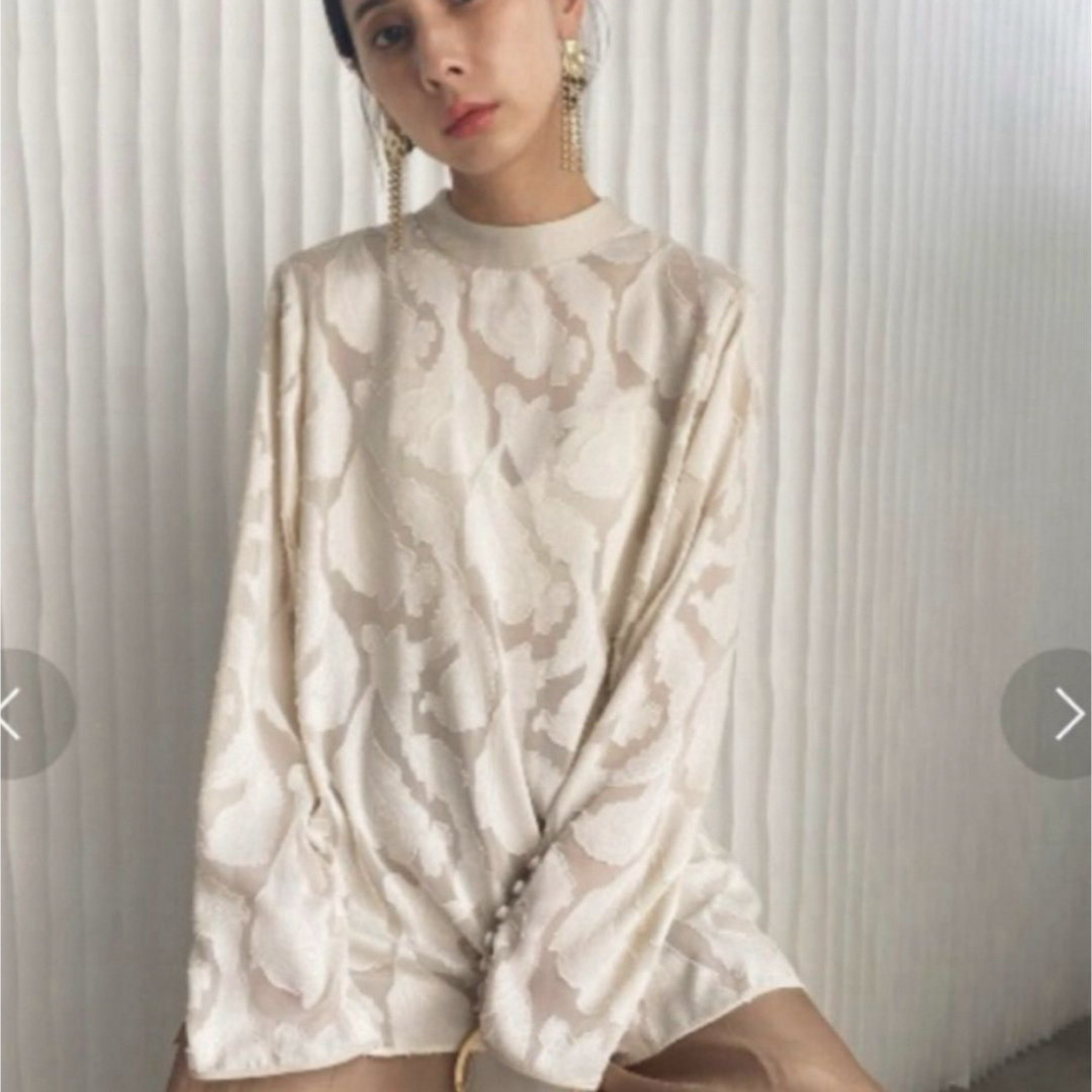 HAOKAN BACK RIBBON BLOUSE HAOKAN BACK RIBBON BLOUSE