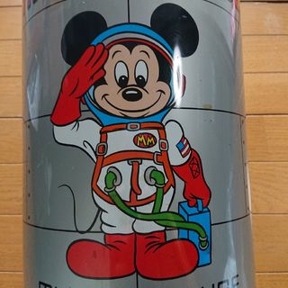 ディズニー(Disney)の昭和レトロ  スチール製品  ゴミ箱   ミッキーマウス   キャラクターグッズ(キャラクターグッズ)