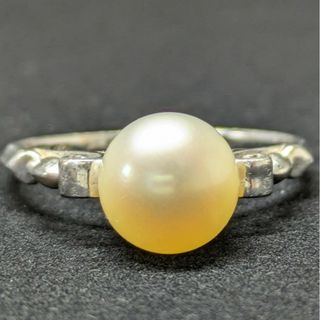 ミキモト(MIKIMOTO)の797 ミキモトパールリングK14WGホワイトゴールド13号(リング(指輪))