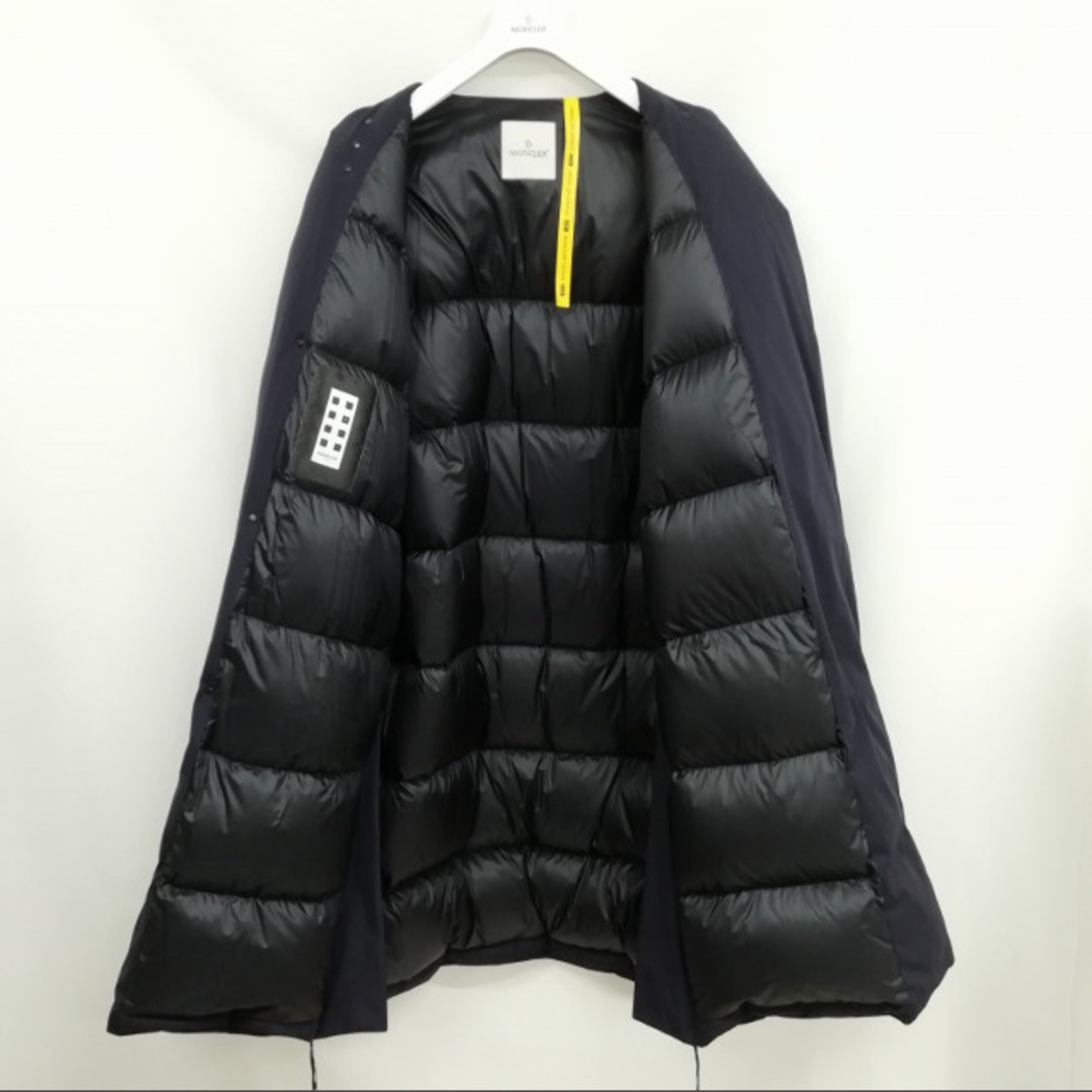 MONCLER(モンクレール)のHYKE MUVERAN 21AW ノーカラー ダウン ジャケット 極美品 2 メンズのジャケット/アウター(ダウンジャケット)の商品写真