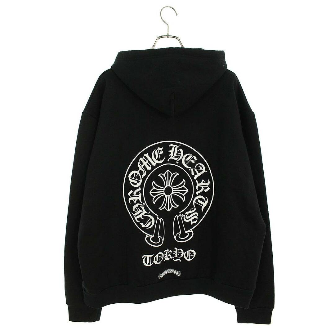 Chrome Hearts(クロムハーツ)のクロムハーツ  SWTSHRT PLVR 東京限定バックホースシュープリントプルオーバーパーカー メンズ XL メンズのトップス(パーカー)の商品写真