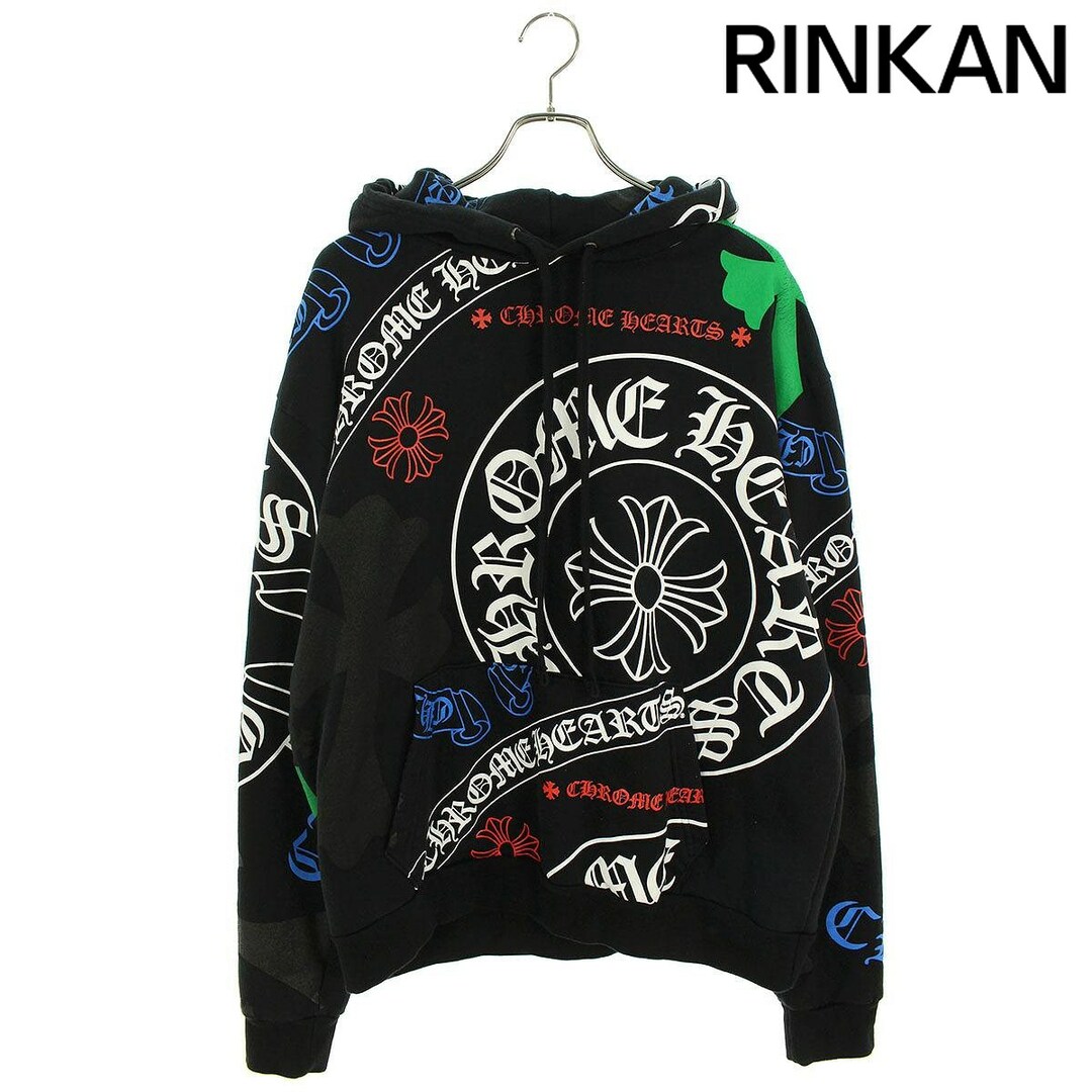 Chrome Hearts(クロムハーツ)のクロムハーツ  STENCIL HOODIE ステンシルプリントプルオーバーパーカー メンズ M メンズのトップス(パーカー)の商品写真