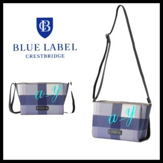 ブルーレーベルクレストブリッジ(BLUE LABEL CRESTBRIDGE)の【状態良好】ブルーレーベルクレストブリッジ☆チェックPVCミニショルダーバッグ(ショルダーバッグ)