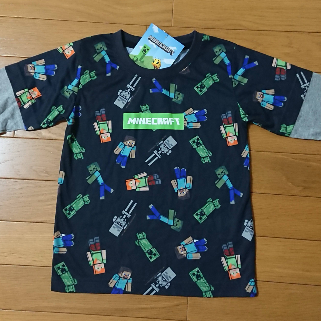 新品☆120cm マイクラ ロンT 長袖 シャツ トップス キッズ/ベビー/マタニティのキッズ服男の子用(90cm~)(Tシャツ/カットソー)の商品写真